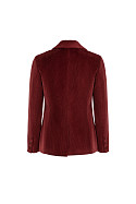 Вельветовый пиджак в цвете Бордовый по цене 47 000 ₽ | WITHOUTFAIL.RU