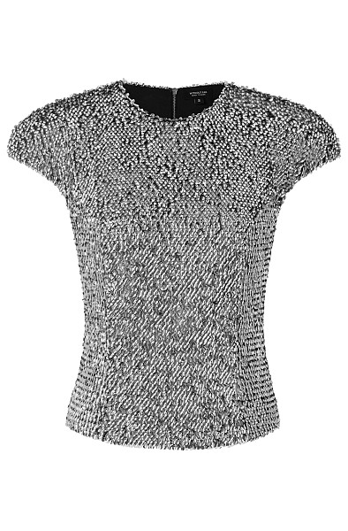 Блуза шифоновая с пайетками